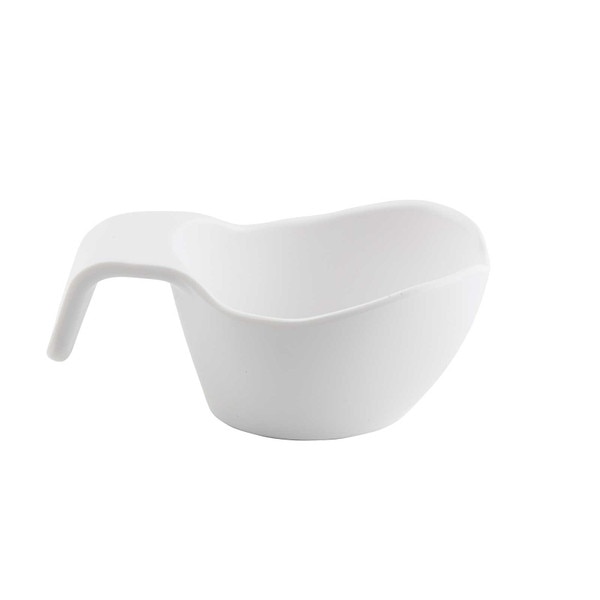 stackable sauce boat white