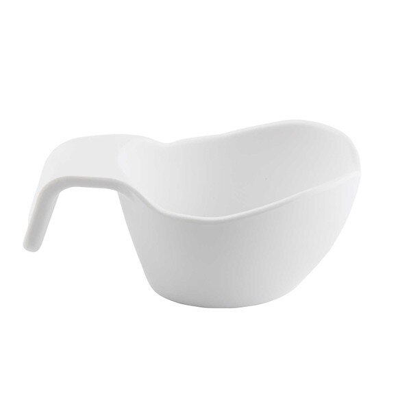 white stackable sauce boat
