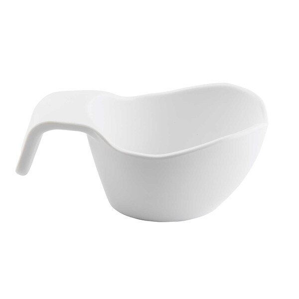 white stackable sauce boat