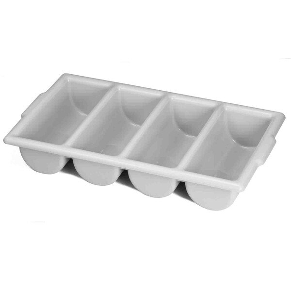 grey cutlery bin
