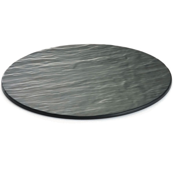 black round tray