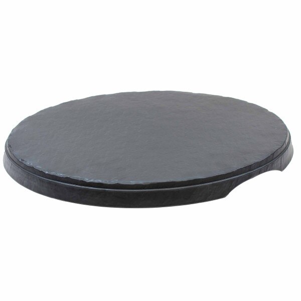 black slate round